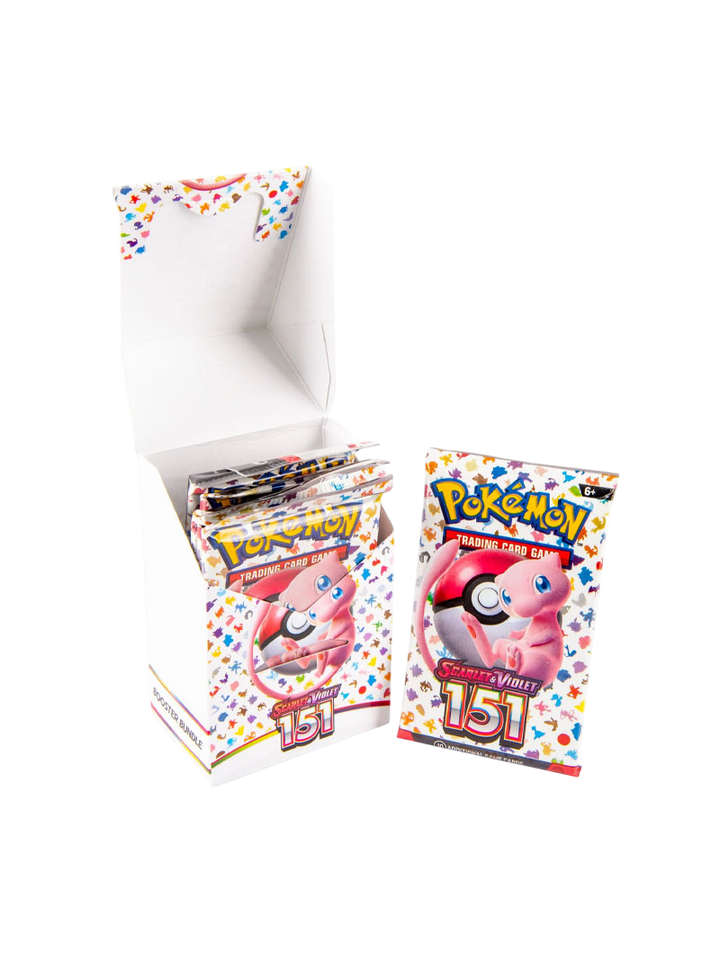 Booster Bundle Pokémon 151 SV3.5 Kanto Originales Escarlata Púrpura Inglés
