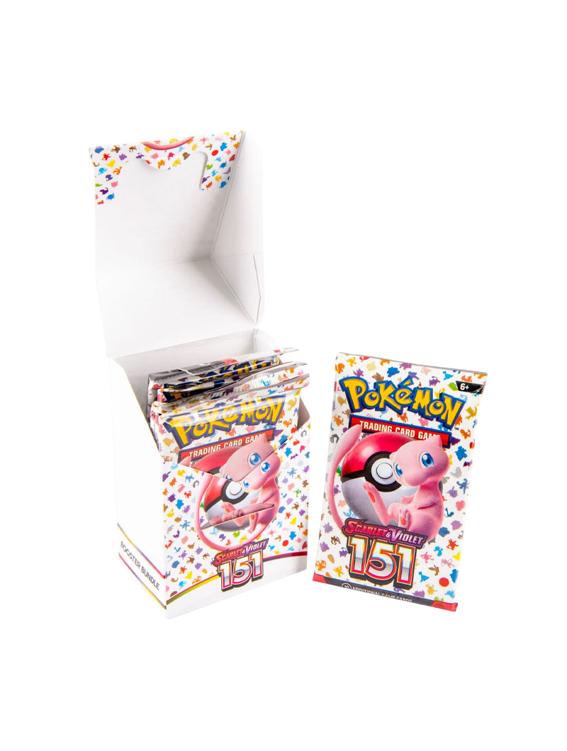 Booster Bundle Pokémon 151 SV3.5 Kanto Originales Escarlata Púrpura Inglés
