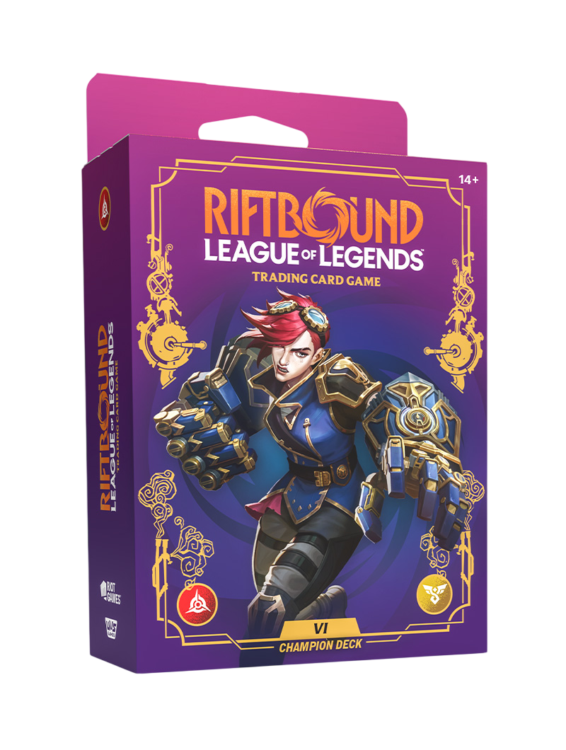 Champion Deck Vi Riftbound Unleashed Set 3 mazo preconstruido TCG League of Legends inglés
