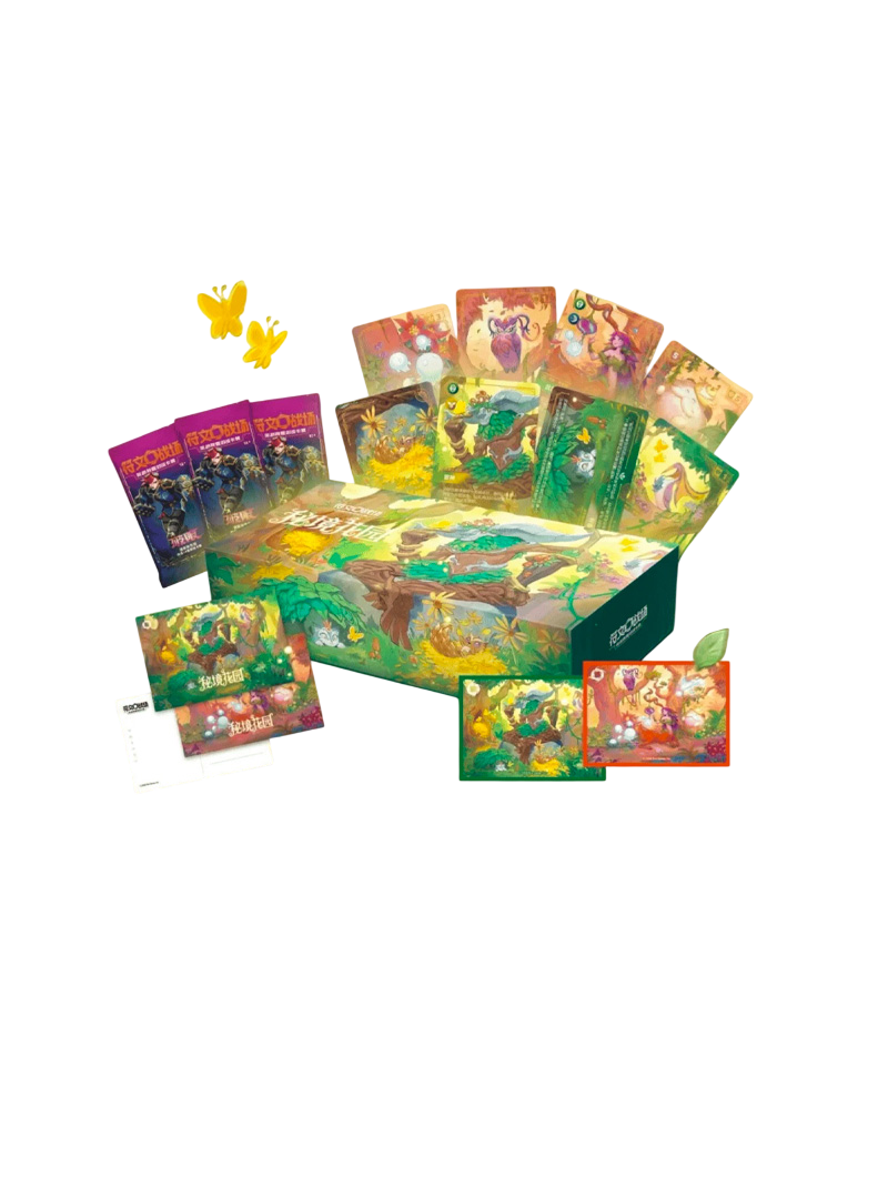 TCG Riftbound CN Secret Garden Limited Gift Box Ivern Lillia edición limitada con cartas promocionales y fundas artísticas