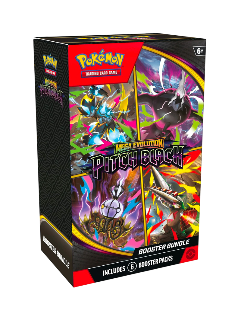Pokémon TCG Pitch Black Booster Bundle 6 sobres Mega Darkrai ex inglés julio 2026