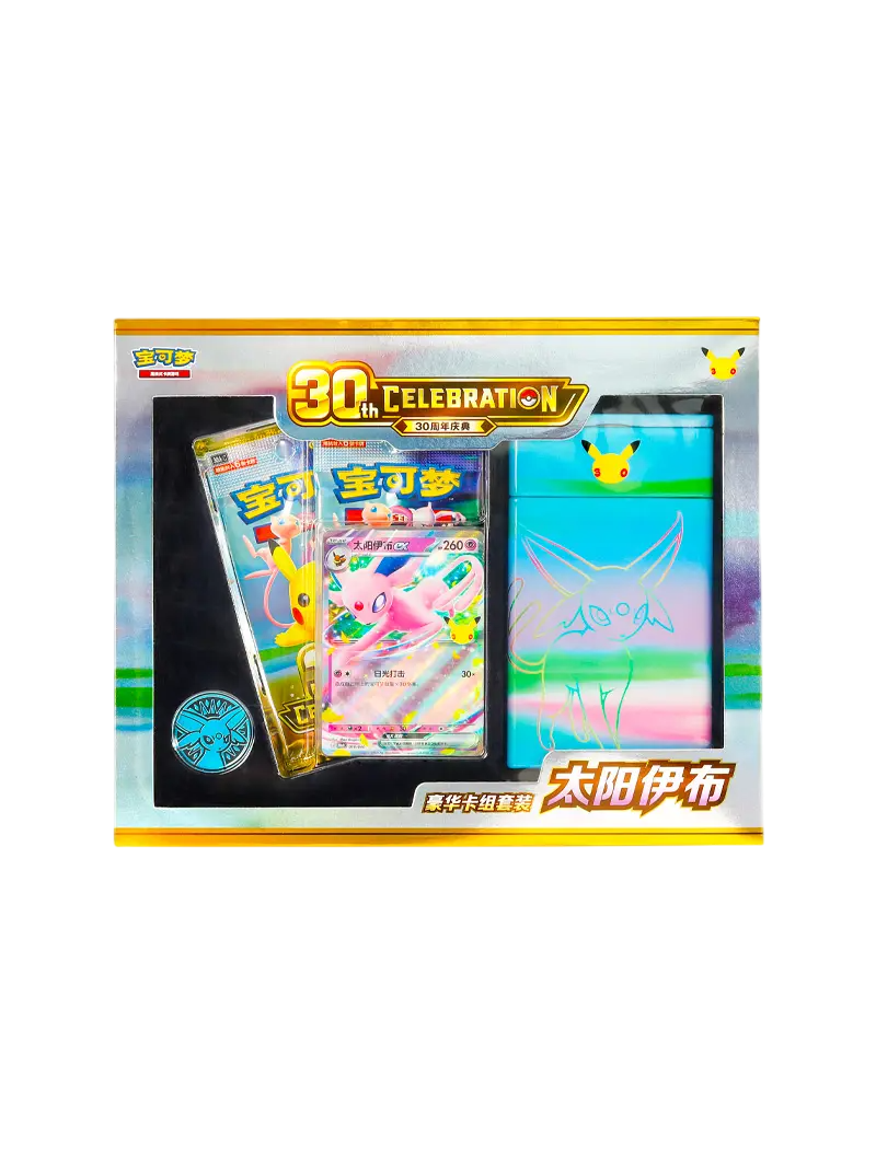 Pokémon TCG - 30th Celebration - Deluxe Deck Set - Espeon (Chino)