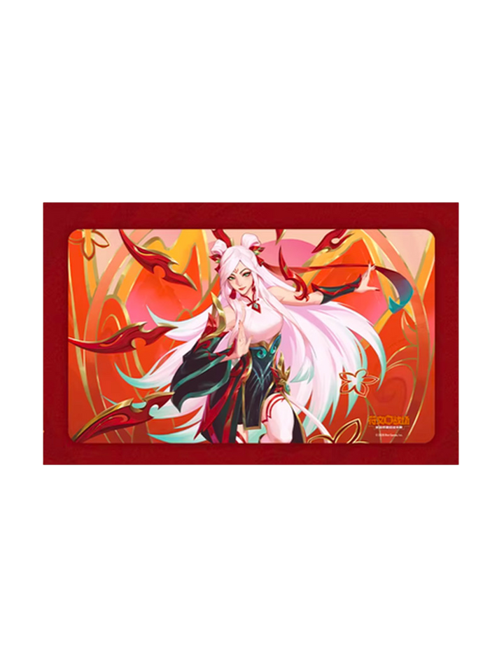 Tapete Riftbound TCG Mythmaker Irelia Lunar Revel 2026 Año Nuevo Chino oficial 600x350mm
