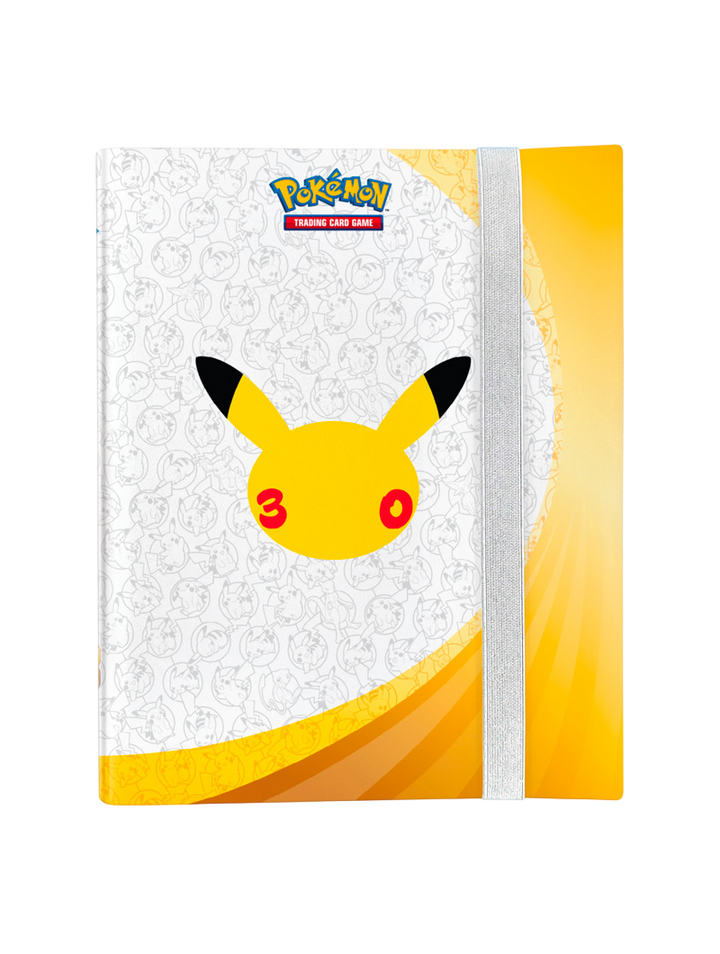 Pokémon TCG 30th Celebration Binder Collection álbum 9 bolsillos 5 sobres foil 30 aniversario español octubre 2026