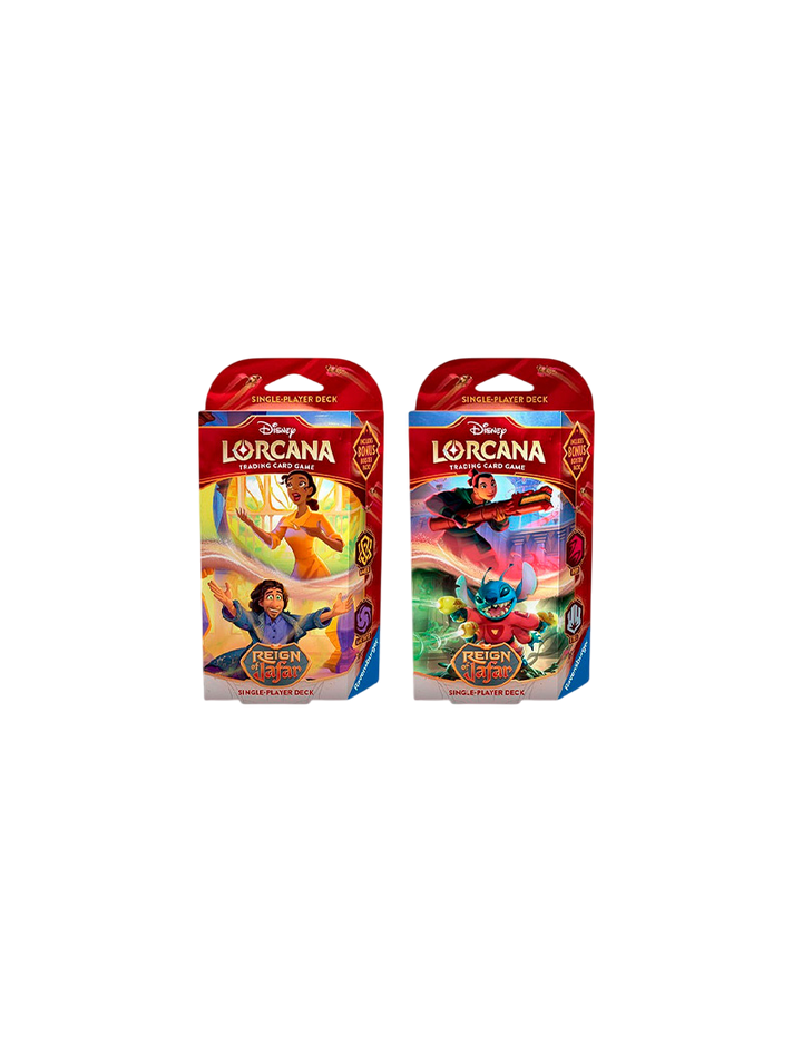 Display 8 Mazos Inicio Reign of Jafar Set 8 Disney Lorcana TCG Inglés
