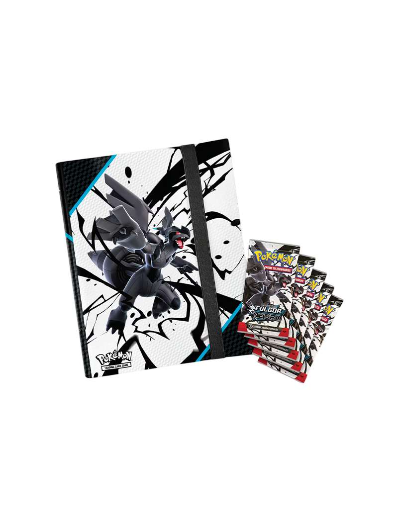 Binder Collection Pokémon TCG Black Bolt Fulgor Negro Zekrom Español
