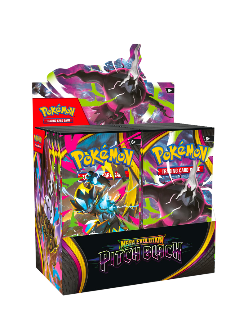 Pokémon TCG Pitch Black Booster Box 36 sobres Mega Darkrai ex Mega Evoluciones inglés julio 2026
