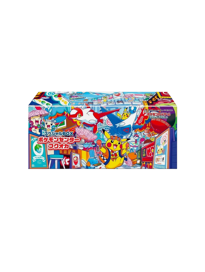 Special Box Pokémon Center Fukuoka Japonés Pikachu Promo

