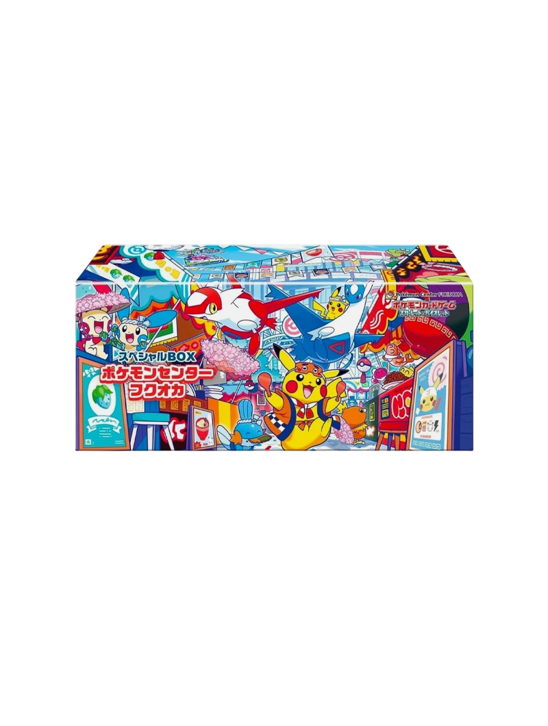 Special Box Pokémon Center Fukuoka Japonés Pikachu Promo
