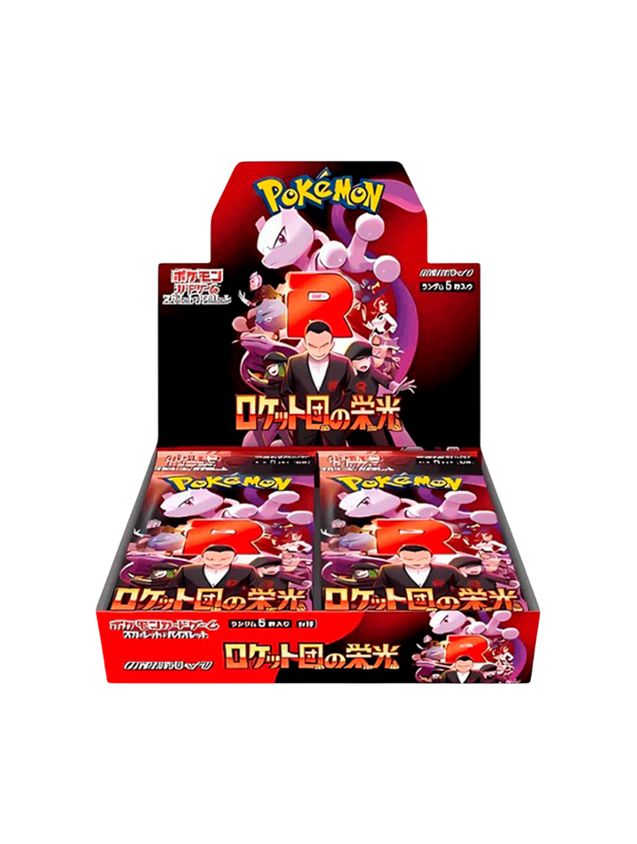 Booster Box Pokémon TCG Glory of Team Rocket SV10 Japonés Giovanni Mewtwo

