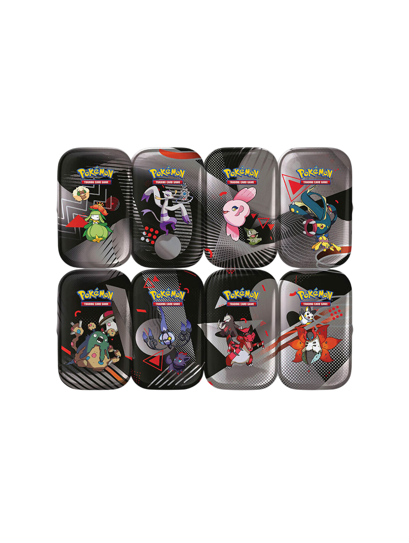 Mini Tin Pokémon TCG Unova Black Bolt White Flare Español
