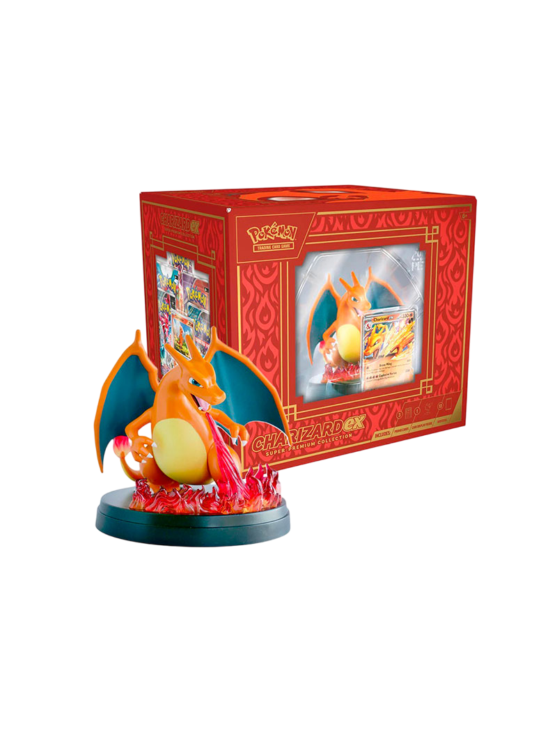 Charizard ex Super Premium Collection Figura Exhibición Pokémon TCG Inglés