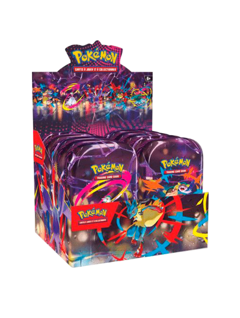 caja de mini tins Pokémon TCG Mega Evolution Mega Heroes Español
