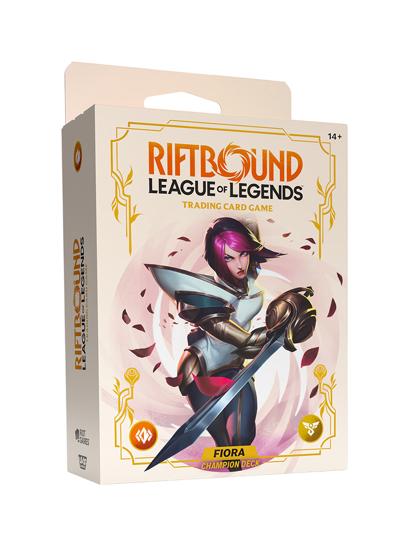 Champion Deck Fiora Riftbound League of Legends SpiritForged Inglés
