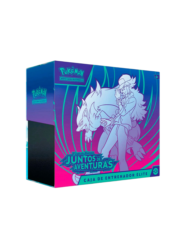 Elite Trainer Box Pokémon Juntos de Aventuras Journey Together SV9 Escarlata Púrpura Español
