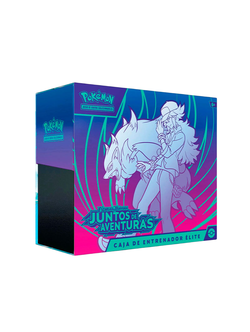 Elite Trainer Box Pokémon Juntos de Aventuras Journey Together SV9 Escarlata Púrpura Español