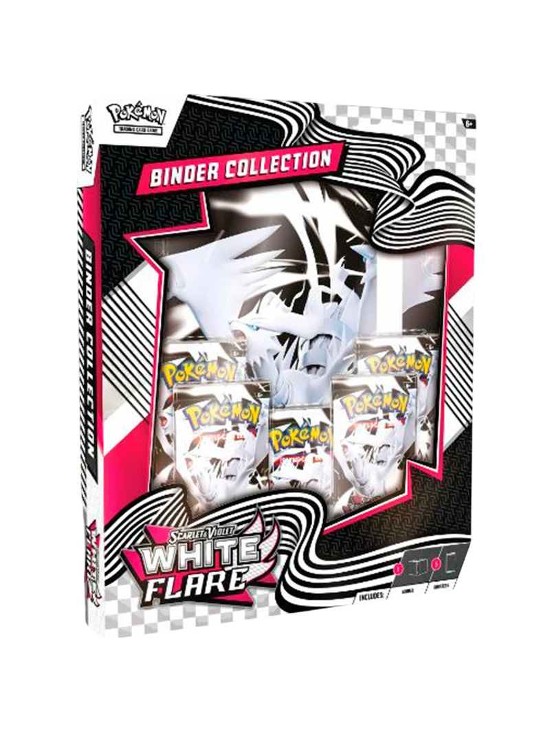 Binder Collection Pokémon TCG White Flare Llama Blanca Reshiram Español
