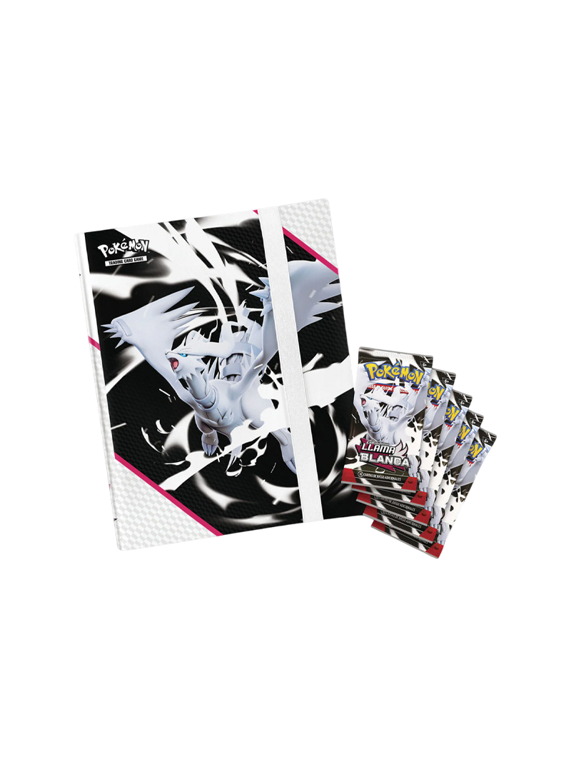 Binder Collection Pokémon TCG White Flare Llama Blanca Reshiram Español

