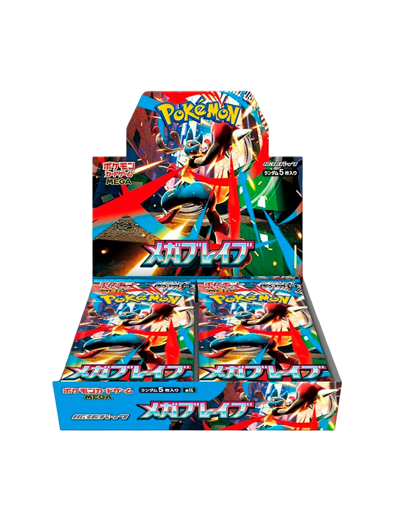 Booster Box Pokémon TCG Mega Brave Japonés M1L
