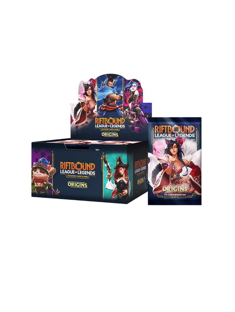 Booster Box Origins 24 Sobres Riftbound League of Legends TCG Inglés
