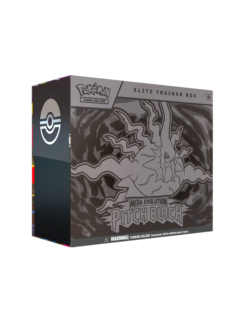 Pokémon TCG Pitch Black Elite Trainer Box 9 sobres promo Zarude Illustration Rare Mega Darkrai ex inglés julio 2026
