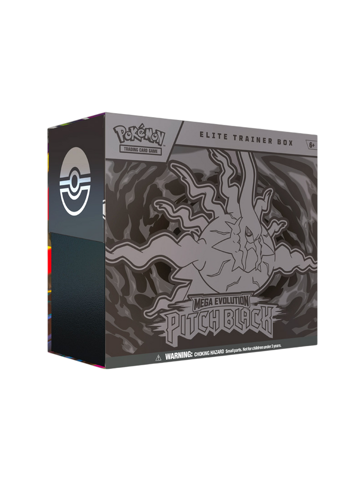 Pokémon TCG Pitch Black Elite Trainer Box 9 sobres promo Zarude Illustration Rare Mega Darkrai ex inglés julio 2026
