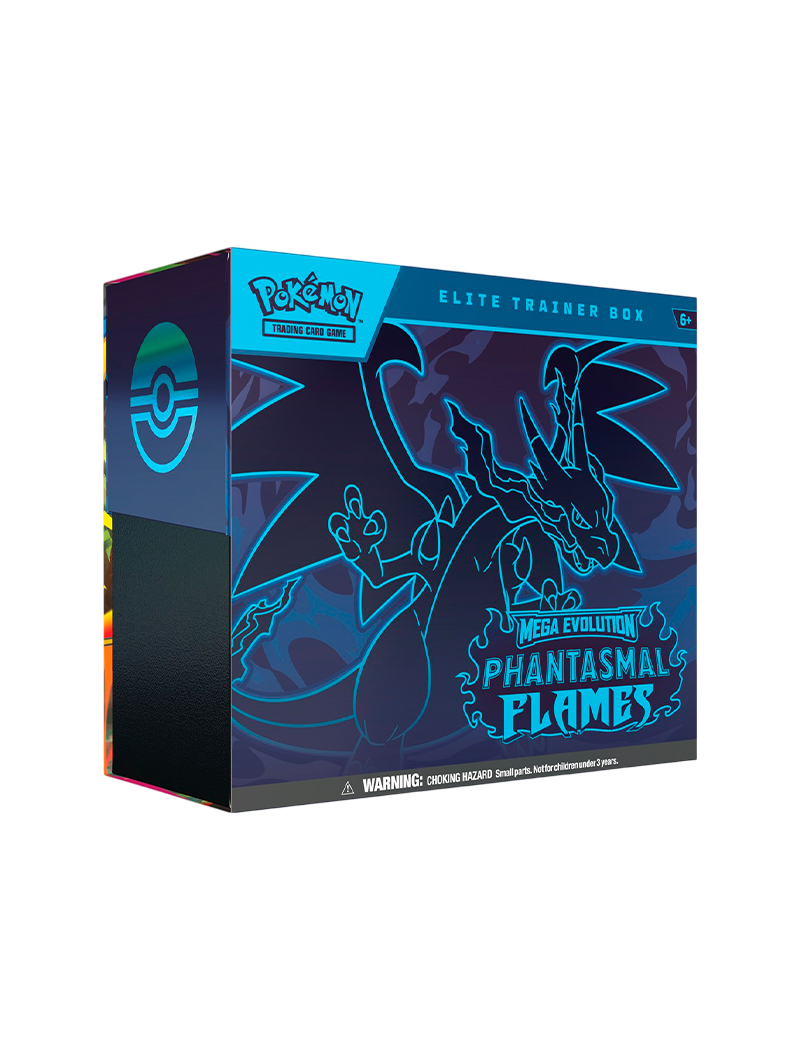 Elite Trainer Box Pokémon TCG Phantasmal Flames Mega Evolution Español
