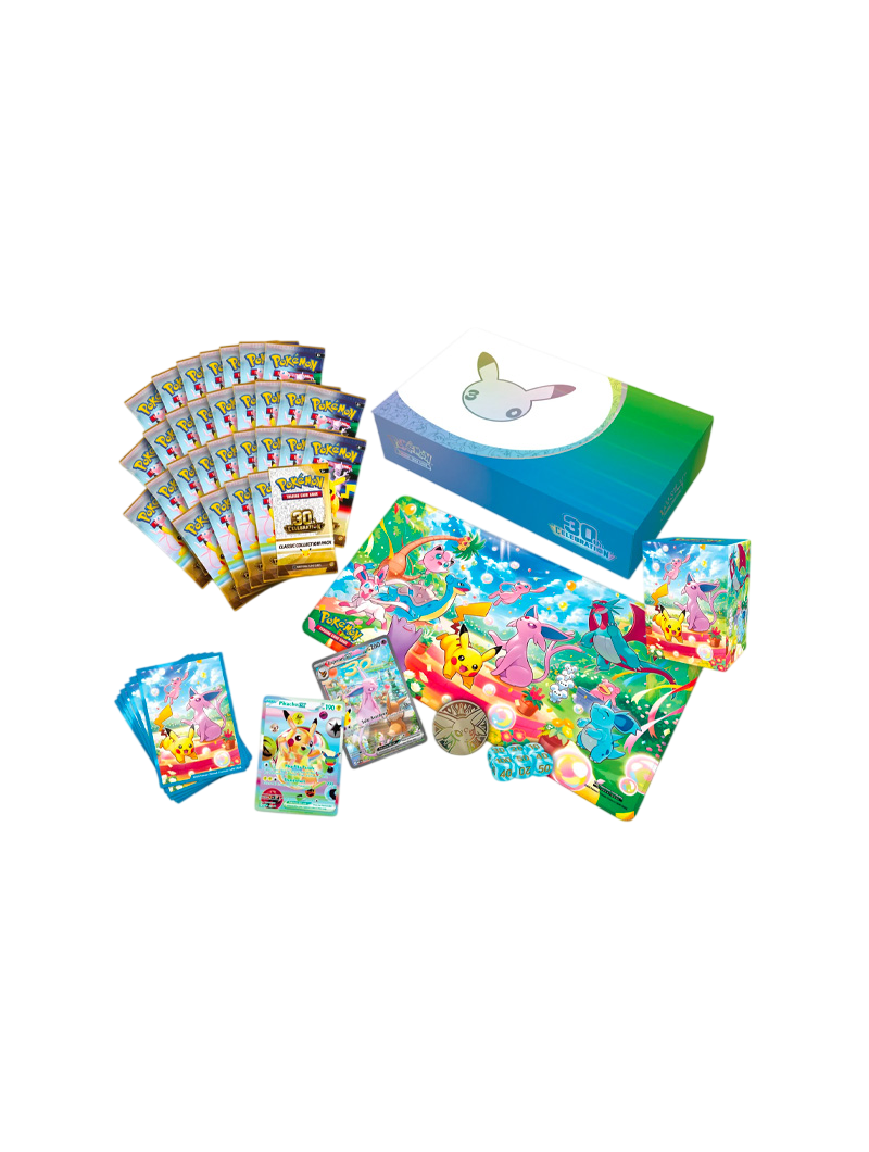 Pokémon TCG - 30th Celebration Ultra Premium Collection Day | Espeon ex (Inglés & Español)