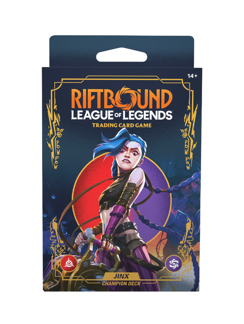 Champion Deck Jinx Riftbound Origins League of Legends TCG Inglés
