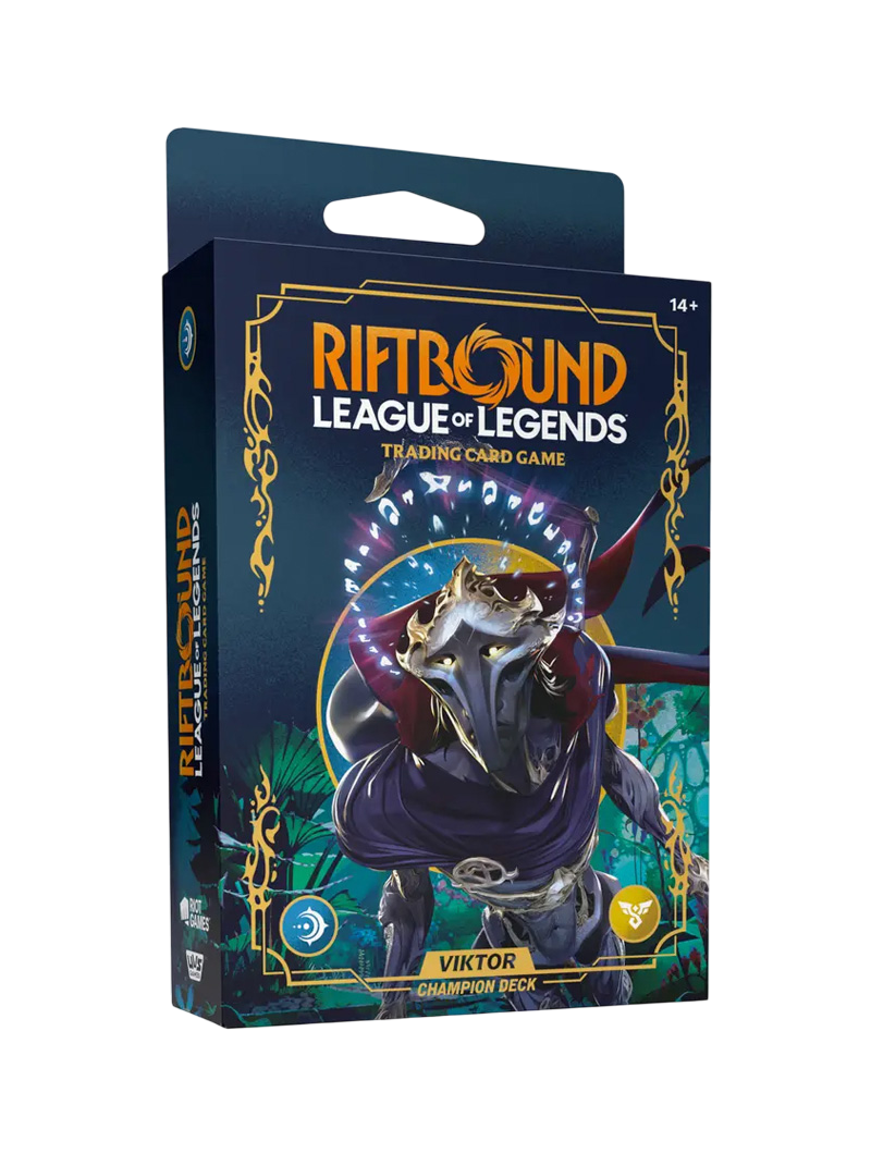 Champion Deck Viktor Riftbound Origins League of Legends TCG Inglés
