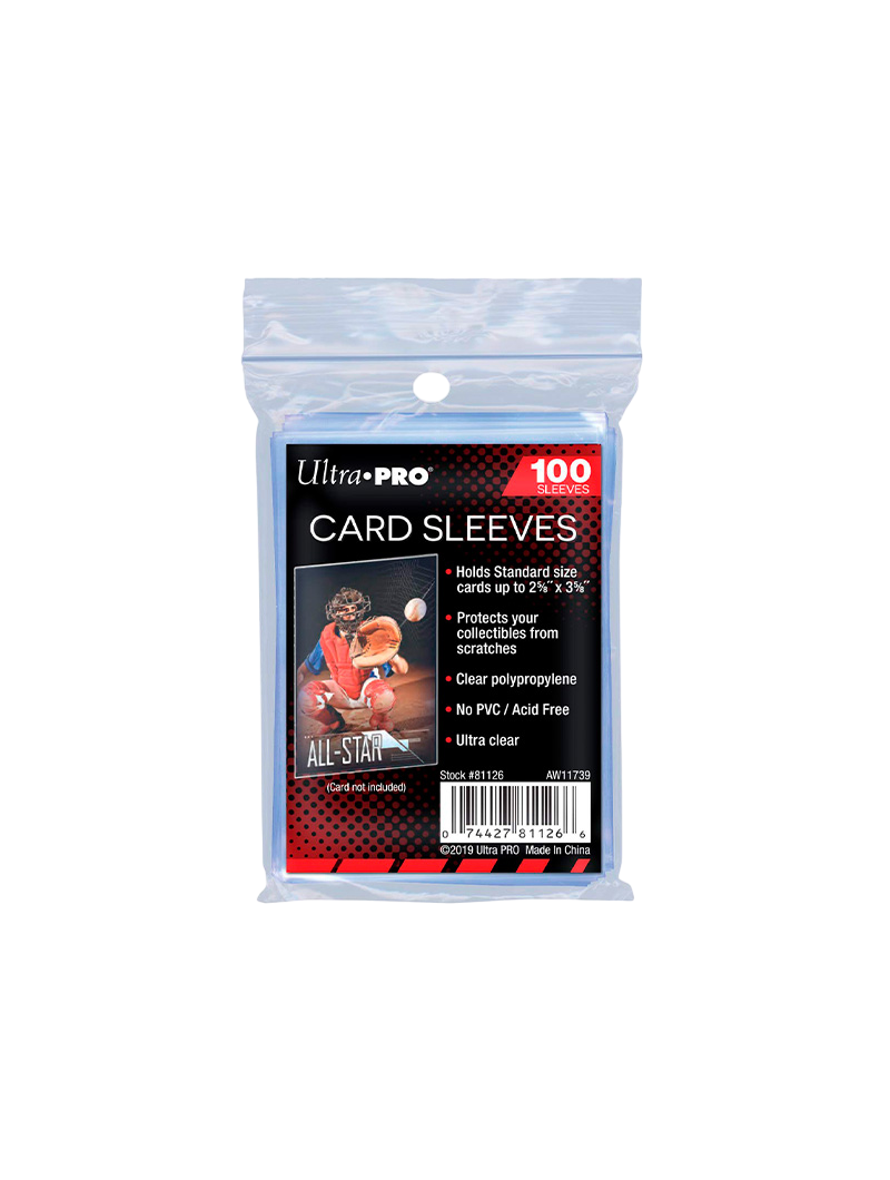 Fundas Protectoras Penny Sleeves Ultra Pro 100 Unidades Cartas Estándar
