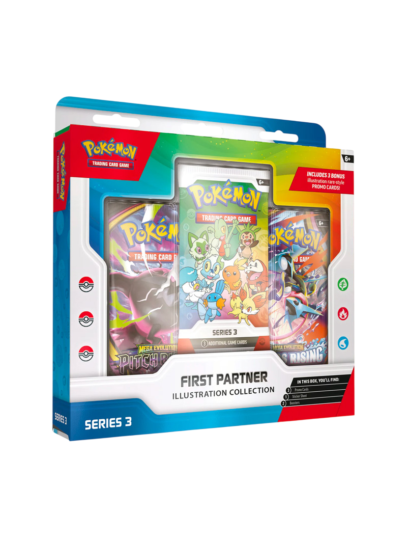 Pokémon TCG - First Partners Illustration Collection - Series 3 - 30th Anniversary (Ingles & Español)