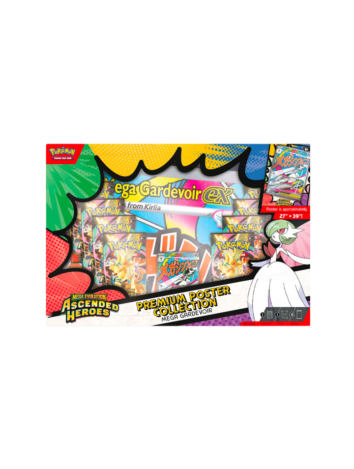 Pokémon TCG Mega Gardevoir ex Premium Poster Collection (Ascended Heroes)