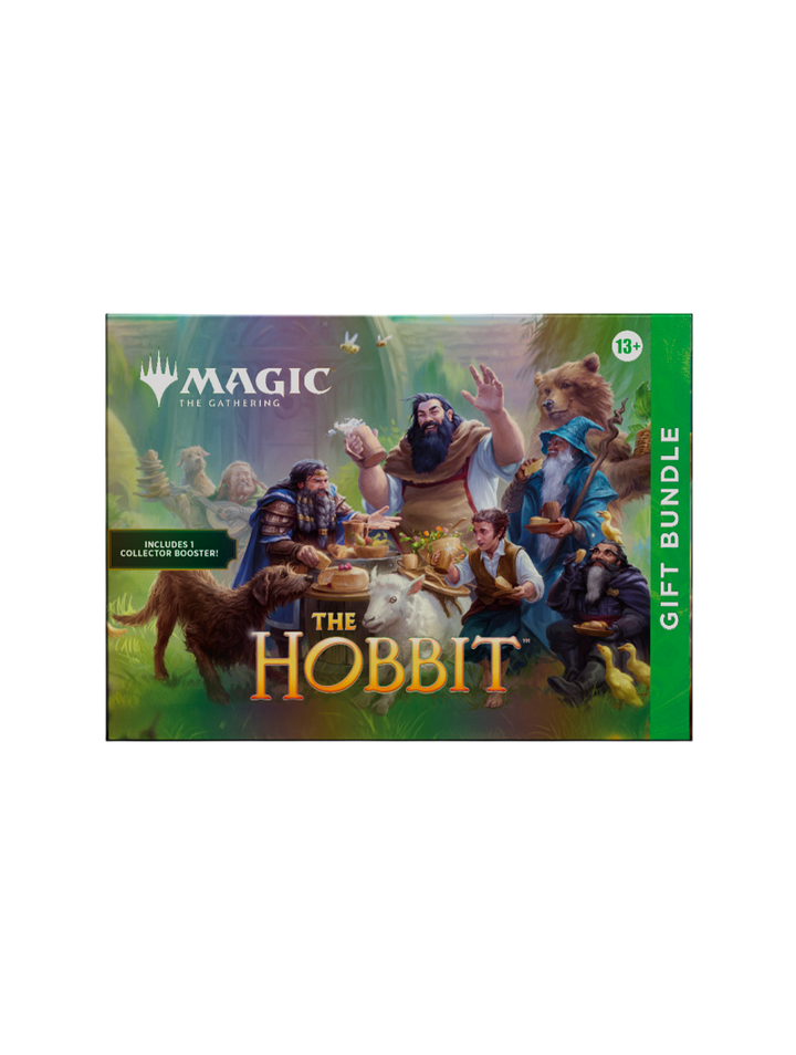 Magic The Gathering The Hobbit Gift Bundle 9 Play Boosters Collector Booster promo foil Surge Foil Seasonal Lands Bilbo Smaug inglés septiembre 2026
