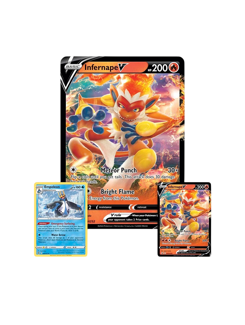 Infernape V Collection Box Pokémon TCG Espada Escudo Español