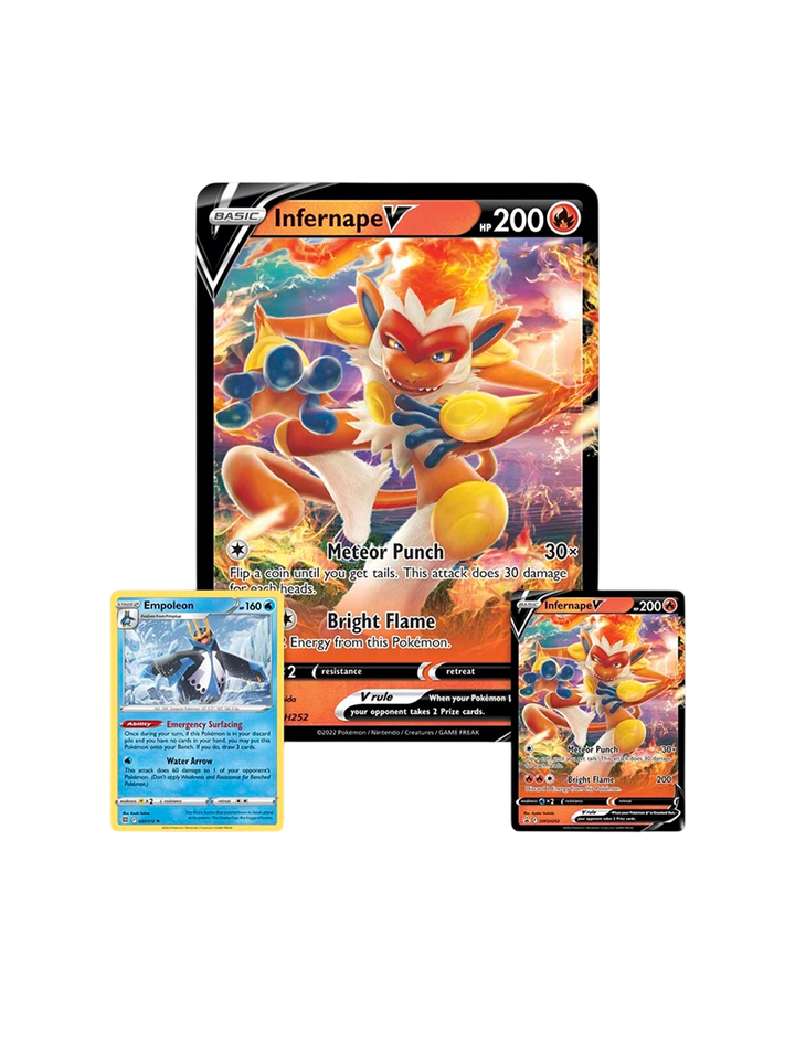 Infernape V Collection Box Pokémon TCG Espada Escudo Español
