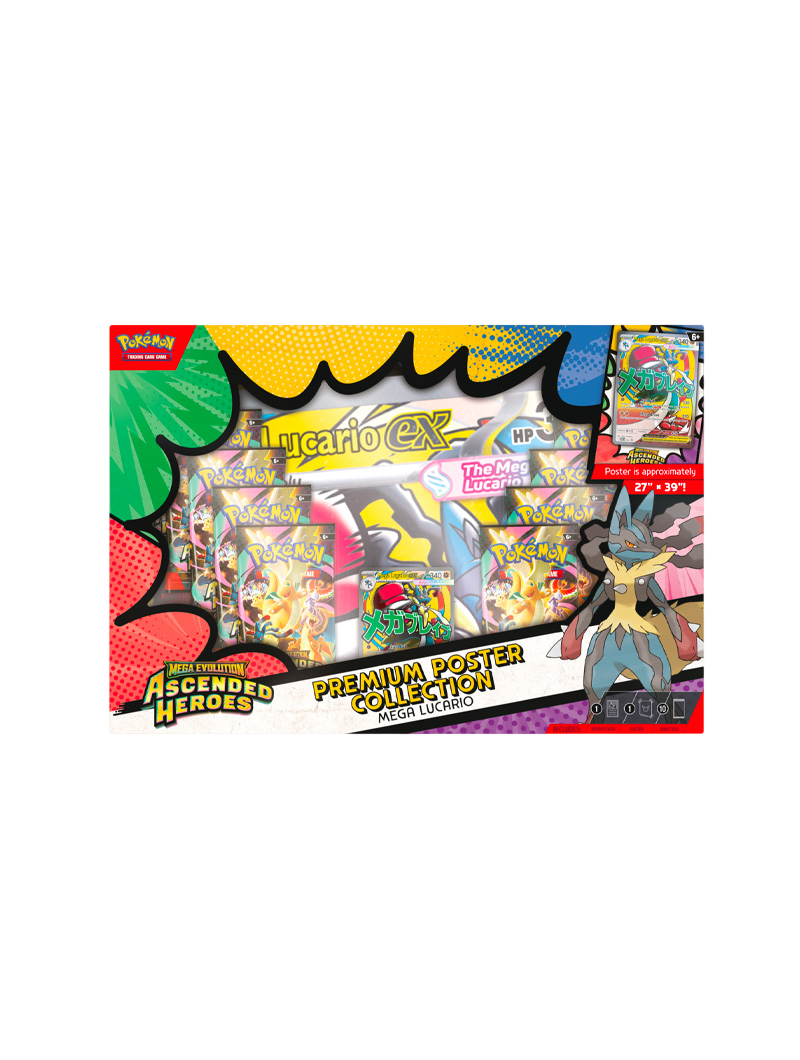 Pokémon TCG Mega Gardevoir ex Premium Poster Collection (Ascended Heroes)