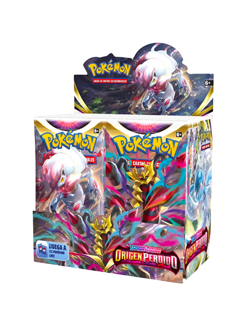 Pokémon TCG Espada y Escudo Origen Perdido Booster Box 36 sobres Giratina VSTAR Aerodactyl español
