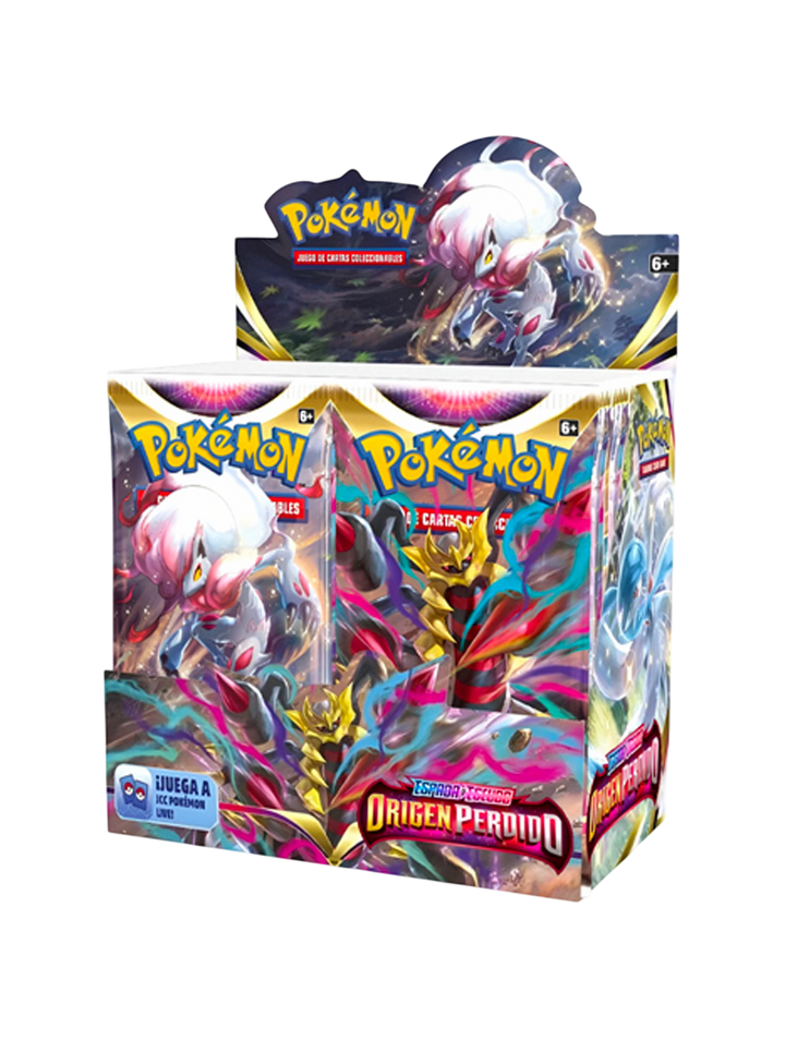 Pokémon TCG Espada y Escudo Origen Perdido Booster Box 36 sobres Giratina VSTAR Aerodactyl español
