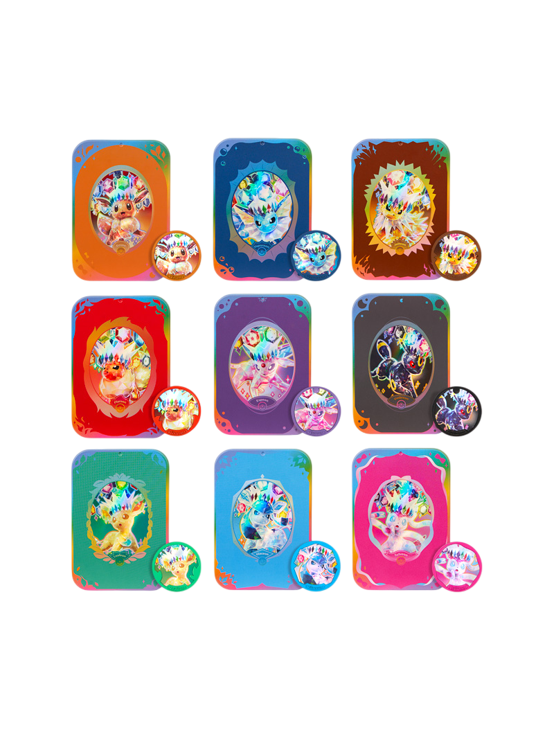Pokémon TCG Terastal Grand Gathering Collector Accessory Box Eeveeluciones 9 diseños accesorios temáticos chino simplificado junio 2026
