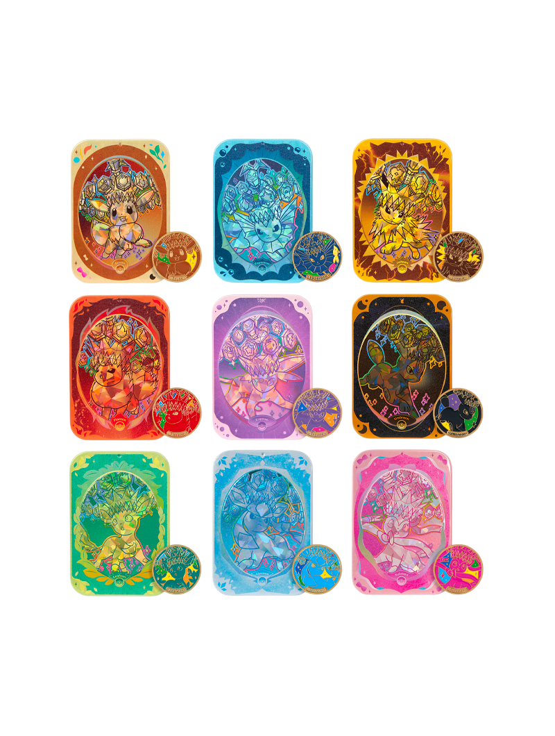 Pokémon TCG Terastal Grand Gathering Collector Accessory Box Eeveeluciones 9 diseños accesorios temáticos chino simplificado junio 2026
