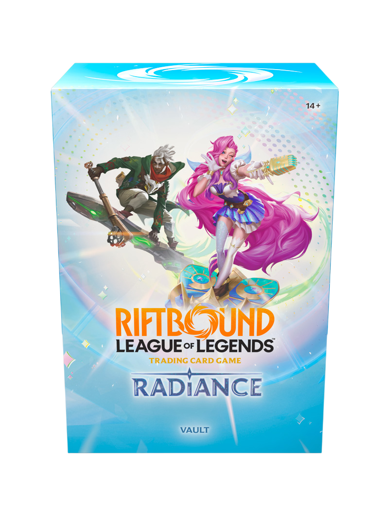 Riftbound TCG Radiance Booster Box Set 5 League of Legends 24 sobres Evelynn Ekko Seraphine Jarvan IV Ziggs inglés octubre 2026
