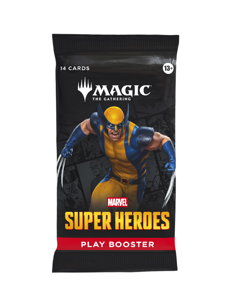 Magic The Gathering Marvel Super Heroes Play Booster Wolverine 14 cartas inglés junio 2026