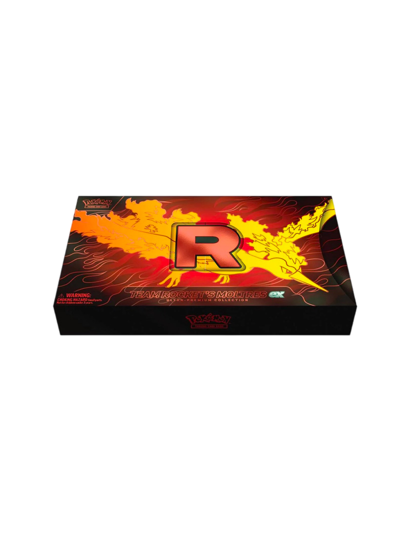 Pokémon TCG - Team Rocket's Moltres ex Ultra Premium Collection (ingles)