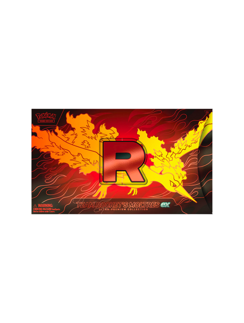 Pokémon TCG - Team Rocket's Moltres ex Ultra Premium Collection (ingles)
